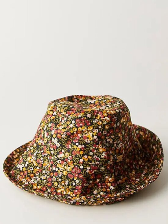 NWT Free People x Lorna Murray Caravan Garden Portugal Bucket Hat in Floral